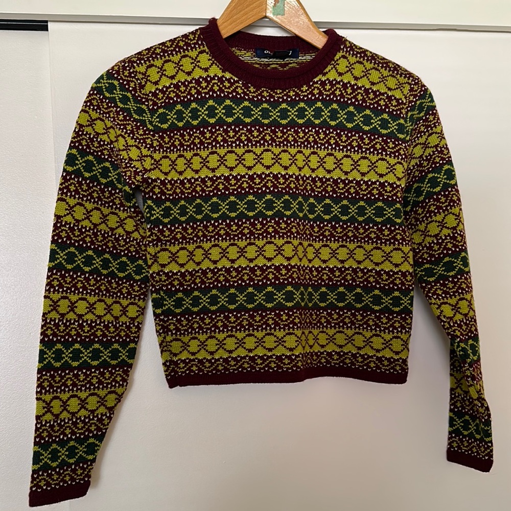 Old glory colorful sweater